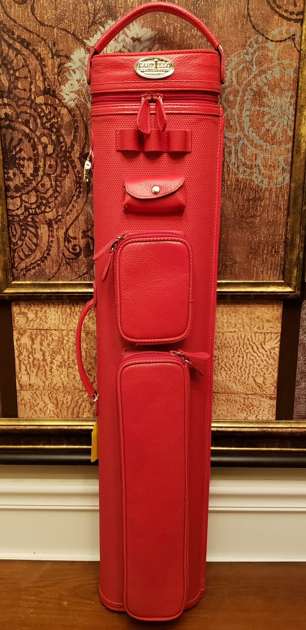 castillo-red-leather-cue-case